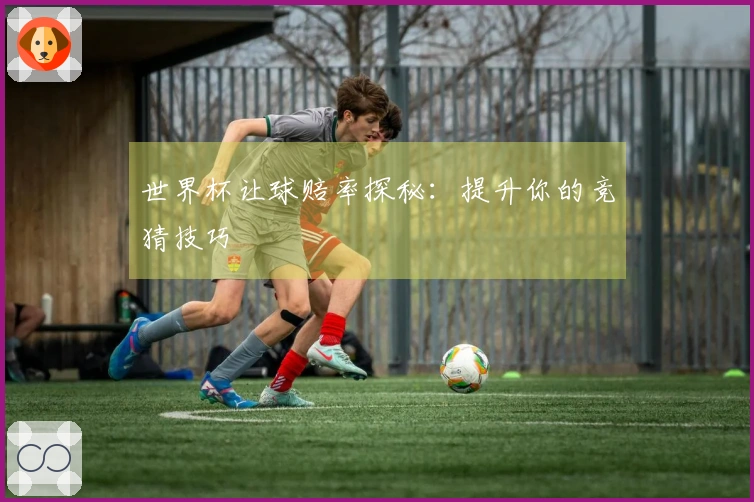 世界杯让球赔率探秘：提升你的竞猜技巧